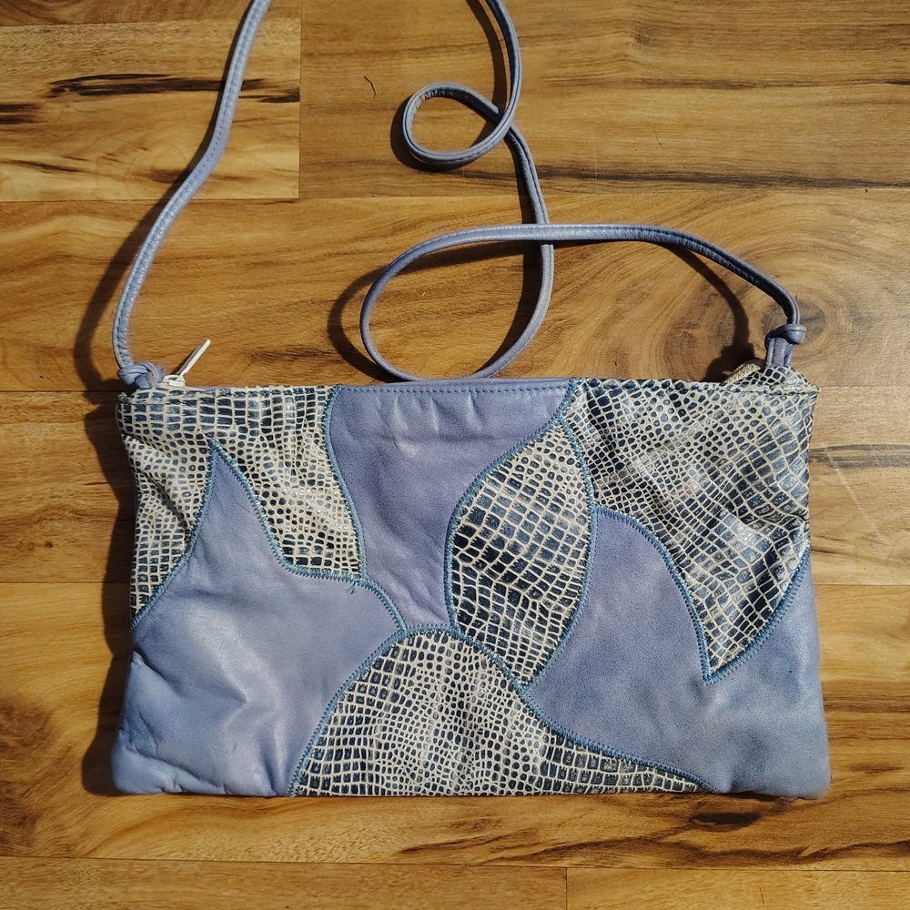 Elegant Blue and Gray Women's Bag